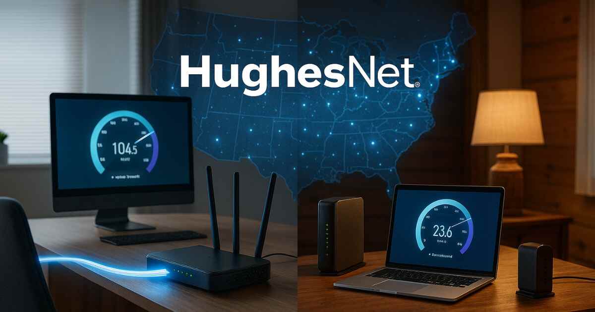 HughesNet Internet – Highlight Speeds, States Covered